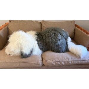 Costco Giant Old Engligh Sheepdog CWC Life size Plush Sheep Dog
